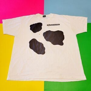 Vintage y2k cow cow white tee top tshirt